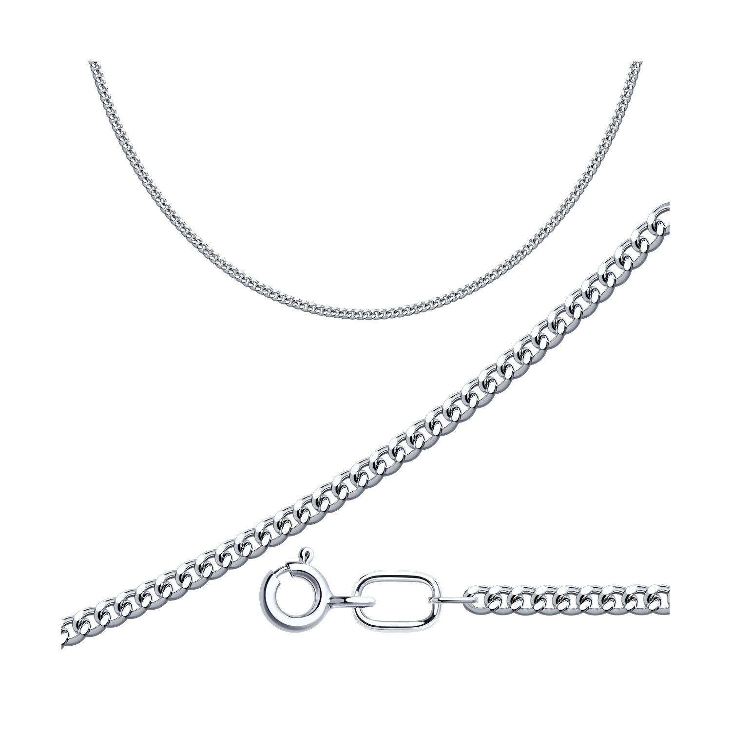 Lanț Sokolov din argint