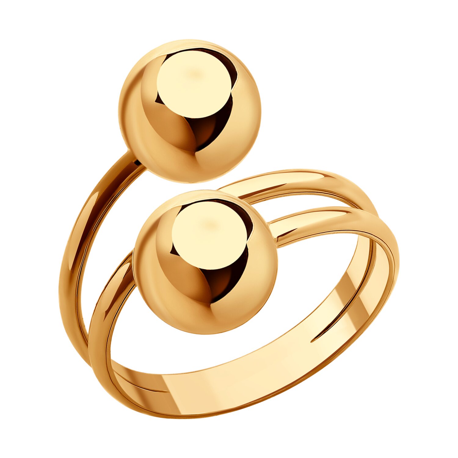 Inel Sokolov din aur rosu