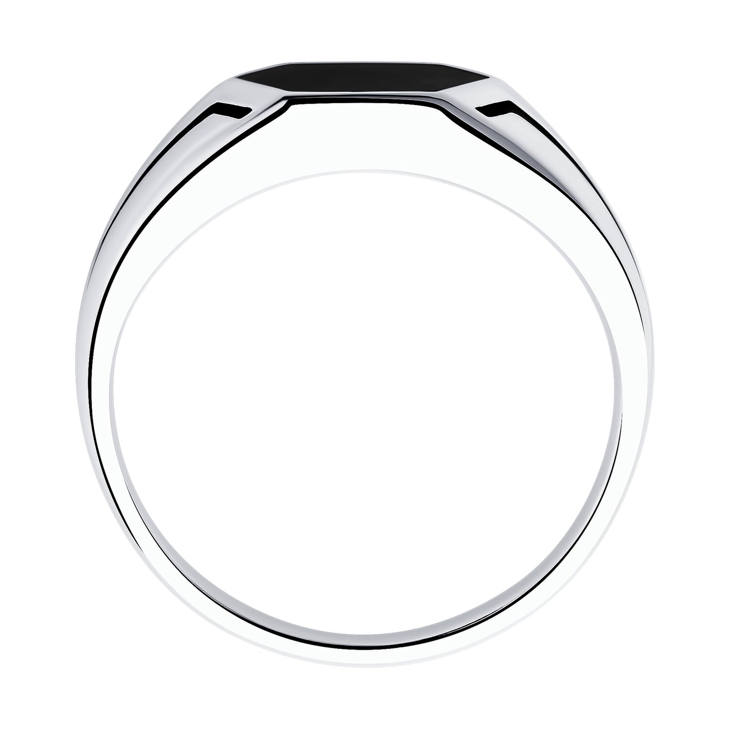 Inel Sokolov din argint cu emal