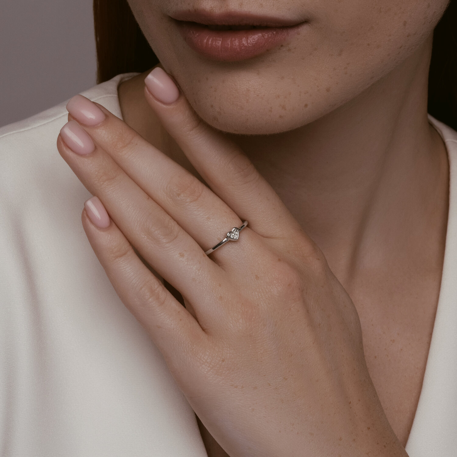 Inel Sokolov din argint cu diamante - image 4