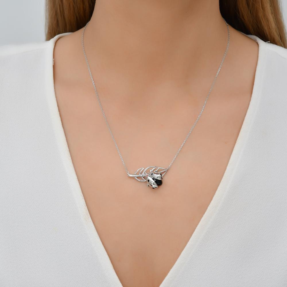 Colier Roberto Bravo din argint cu  zirconii - image 3