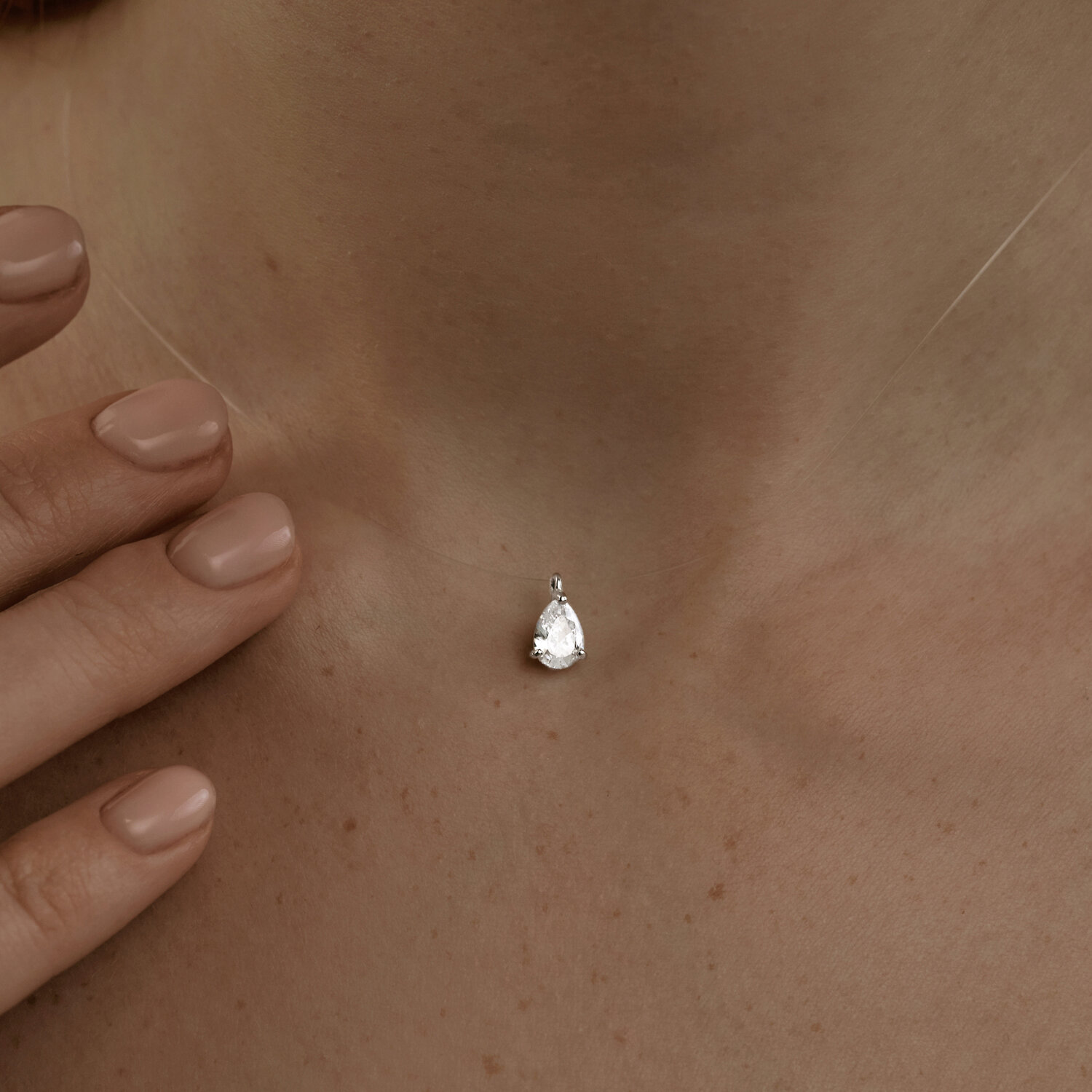 Colier Sokolov din argint cu zirconiu - image 3