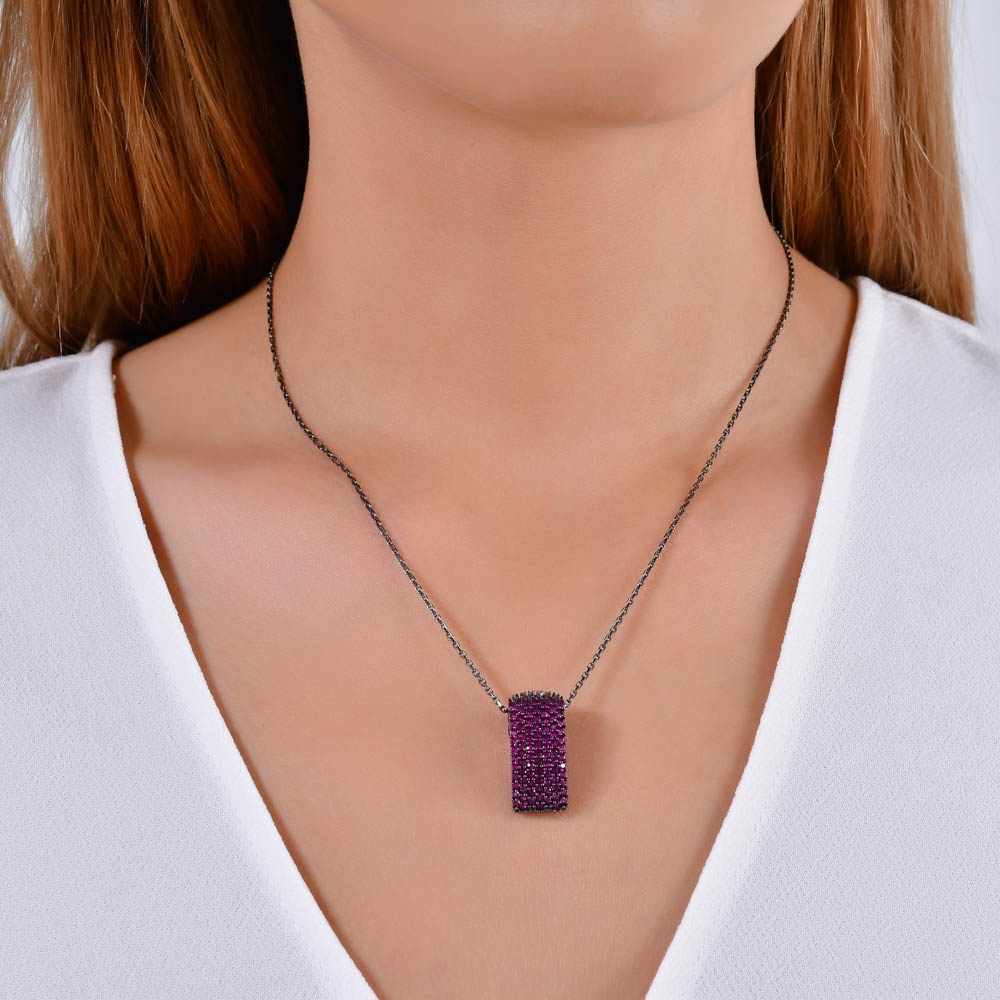 Colier Roberto Bravo din argint cu zirconii - image 3