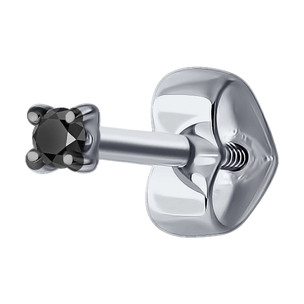 Cercel Sokolov din aur alb cu diamant