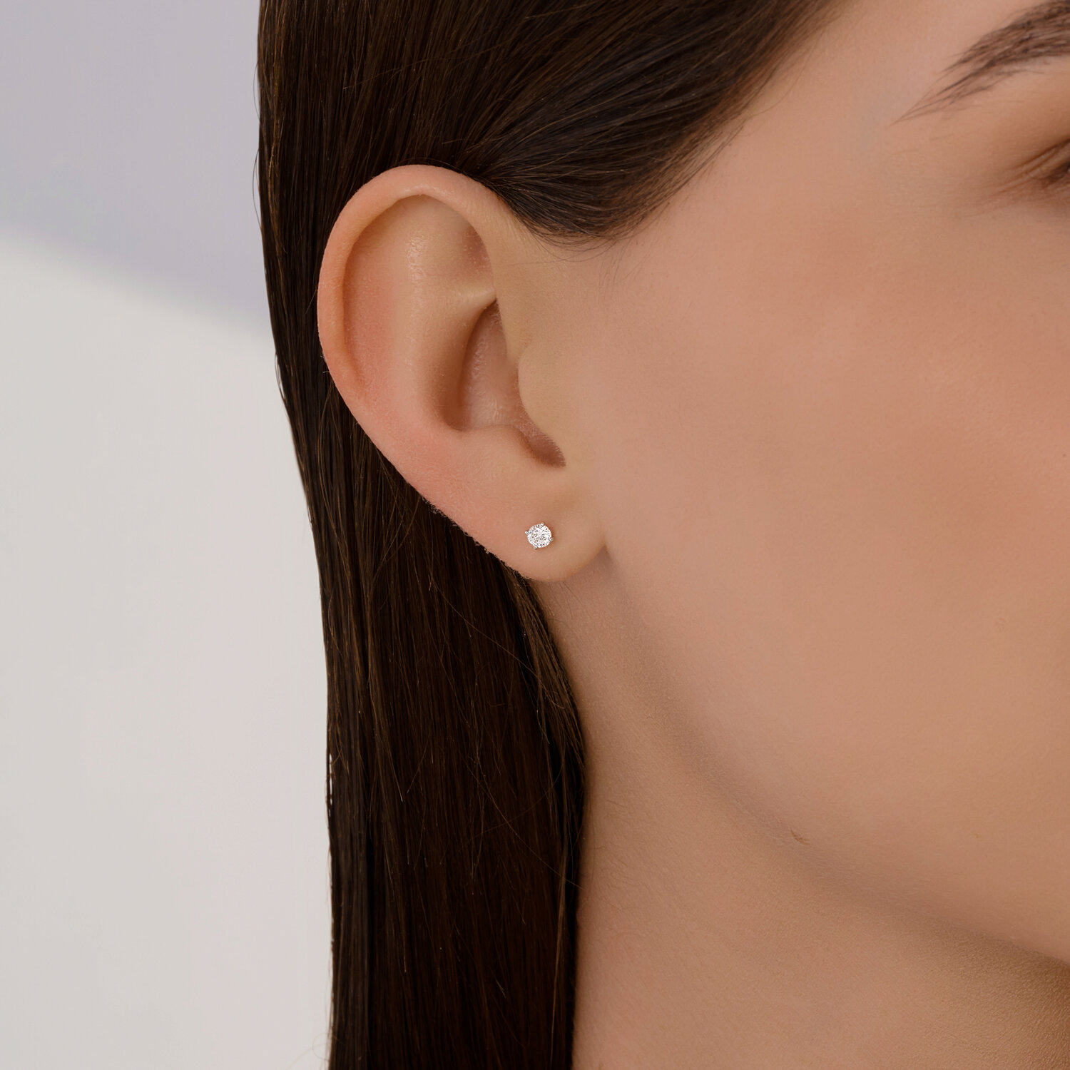 Cercel Sokolov de aur cu zirconiu