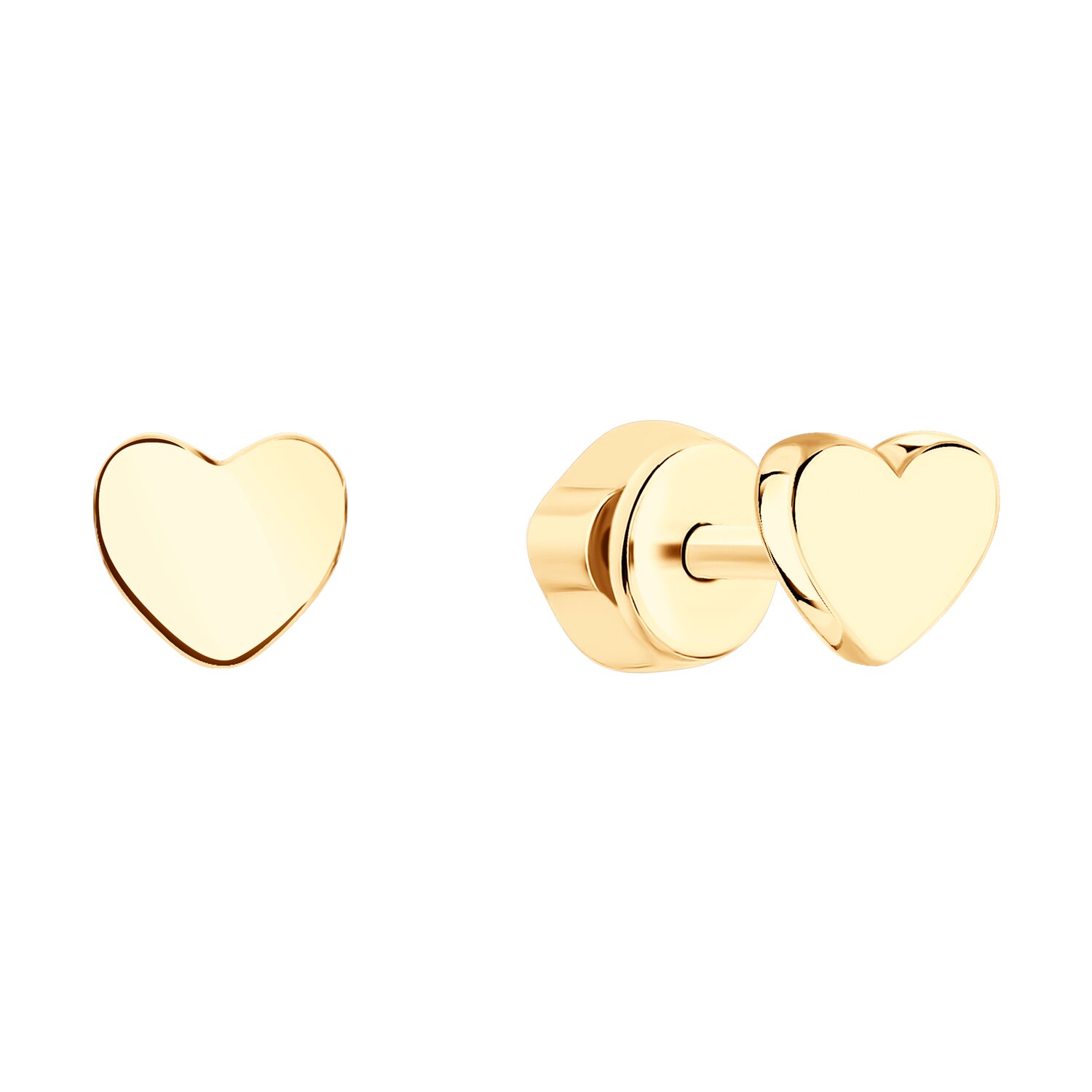 Cercei Sokolov din argint placat cu aur