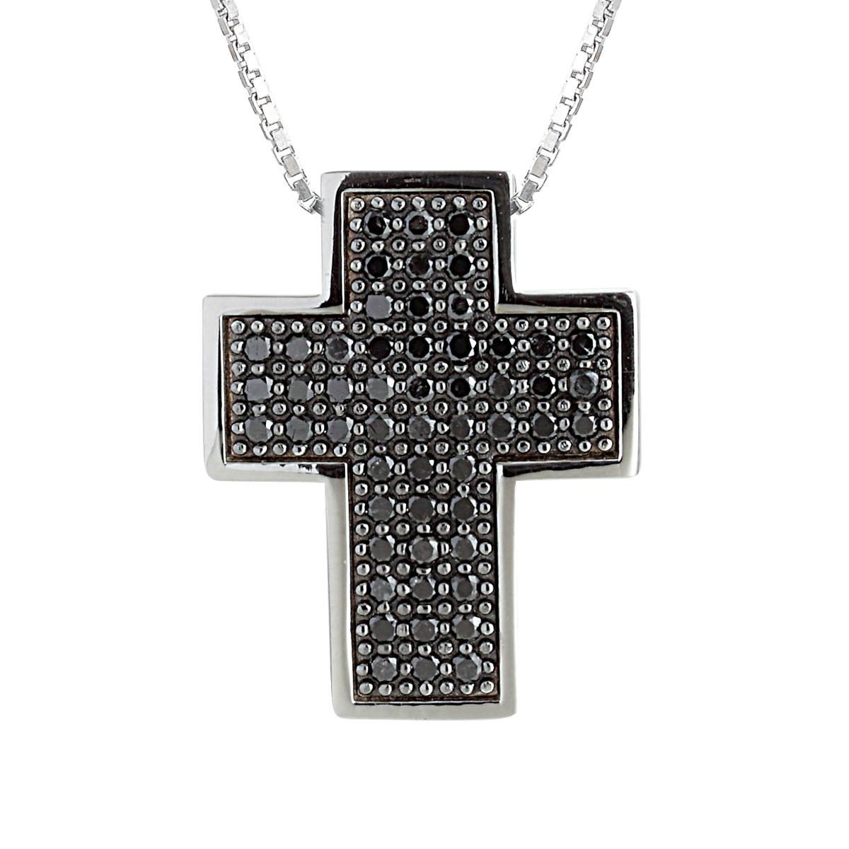 Colier Artlinea din aur alb cu diamante