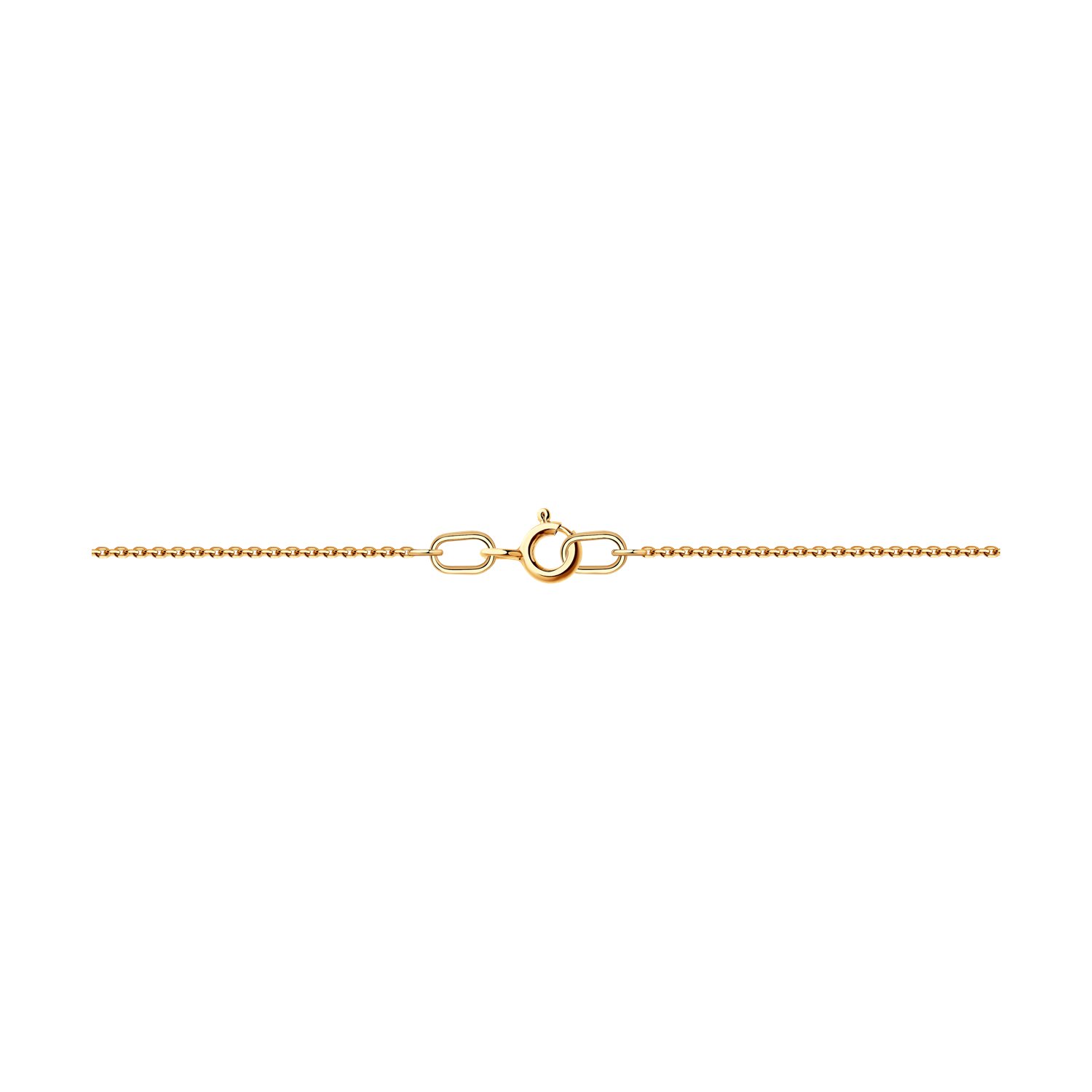 Colier Sokolov din aur cu topaz londonez și zirconii