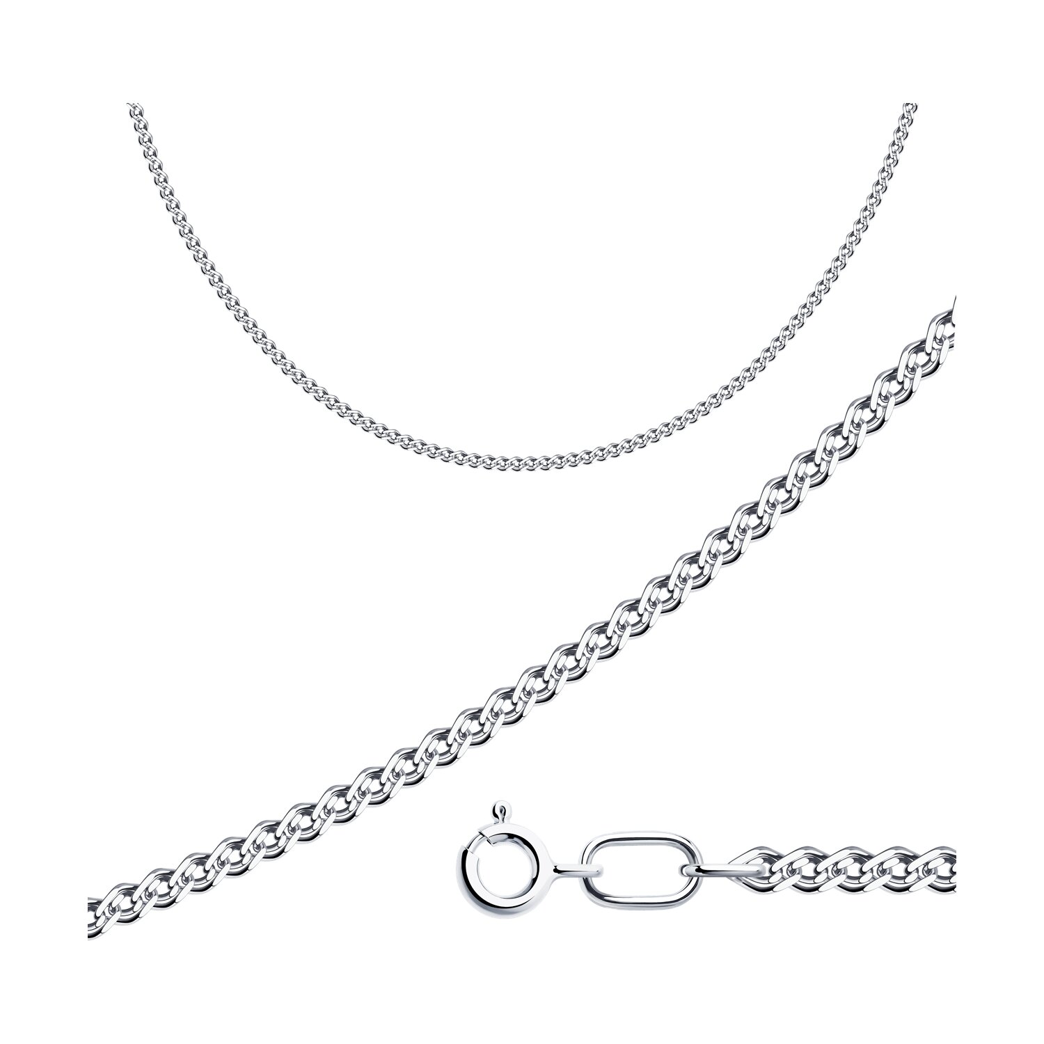 Lanț Sokolov din argint