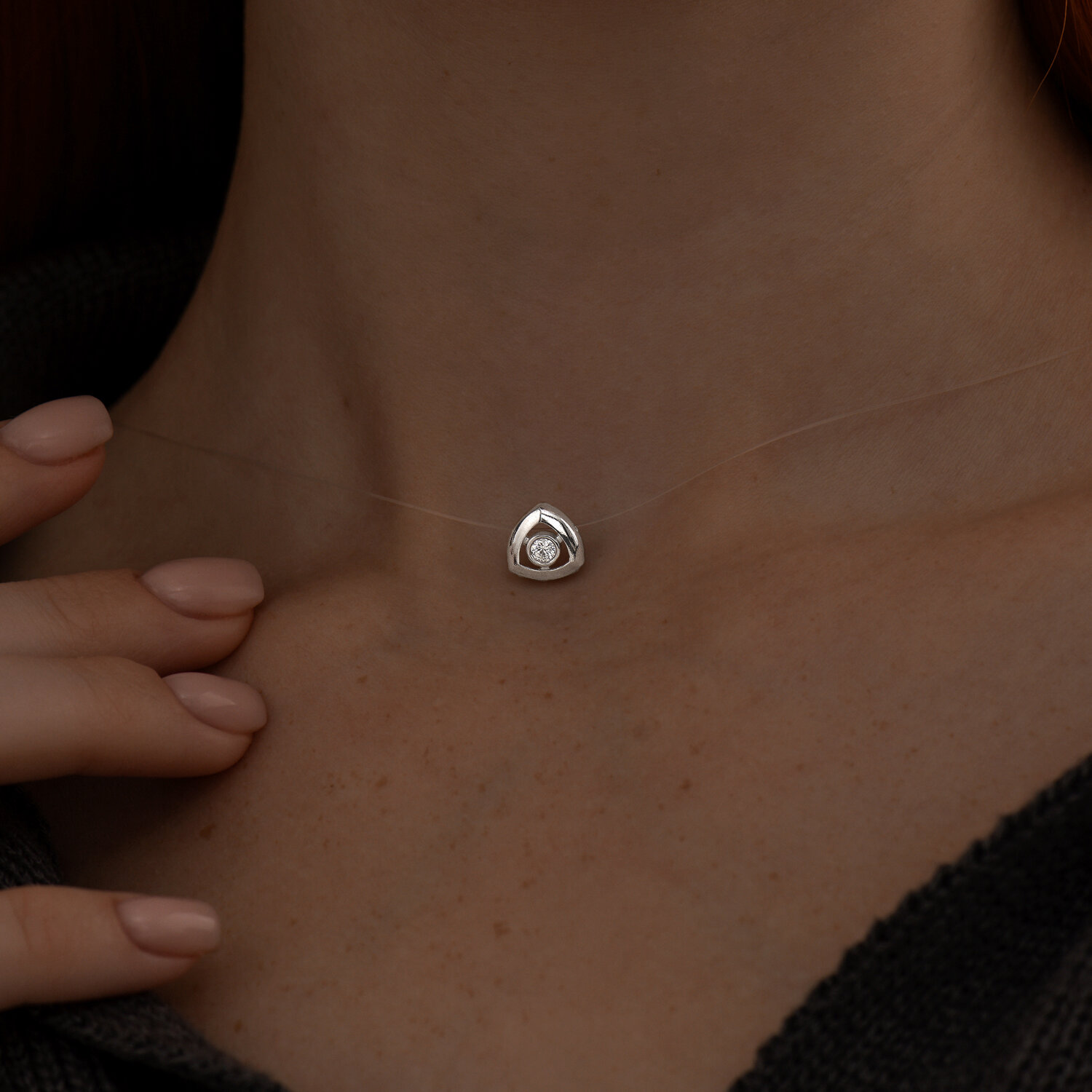 Colier Sokolov din argint cu zirconiu