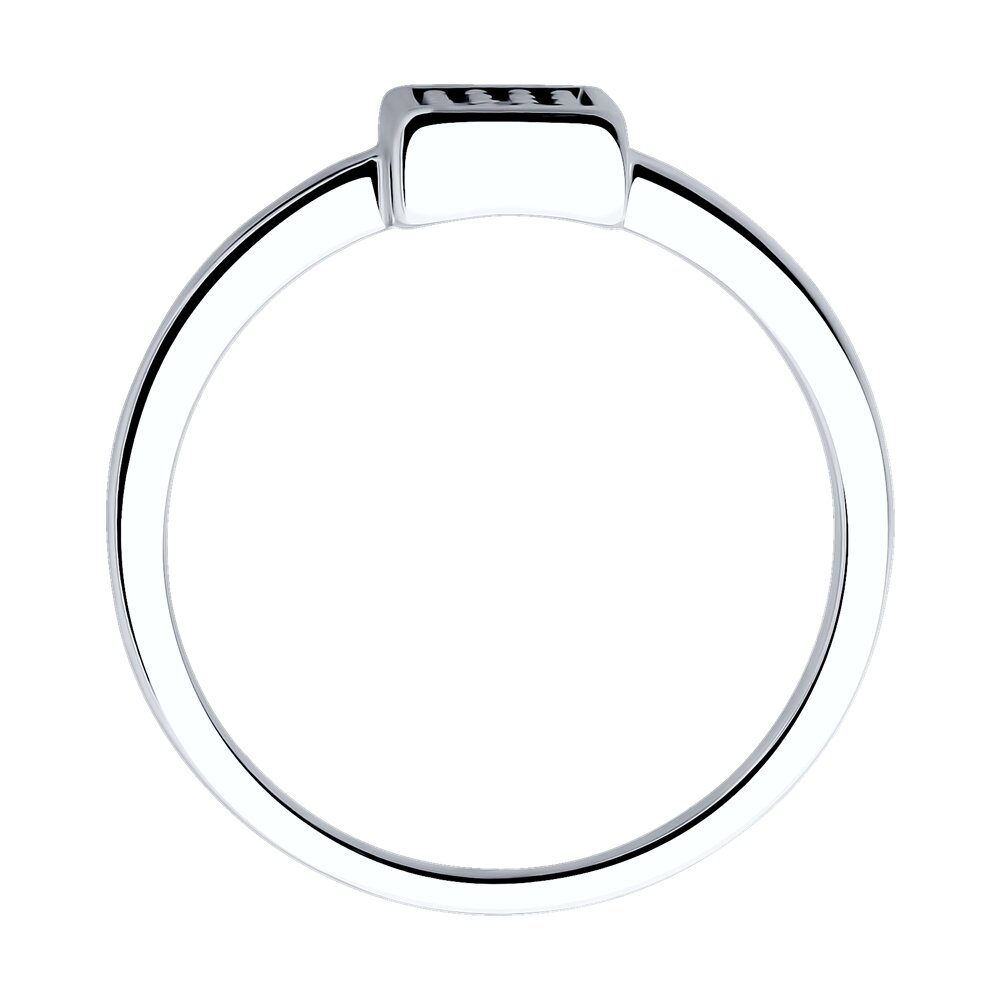 Inel Sokolov din argint cu diamant - image 3