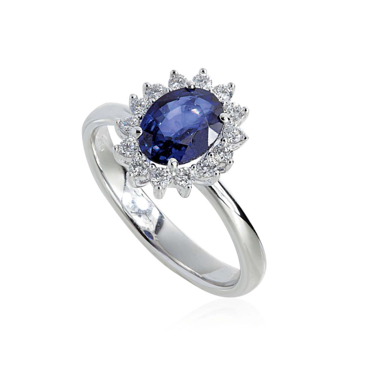 Inel Artlinea Diamant și Safir