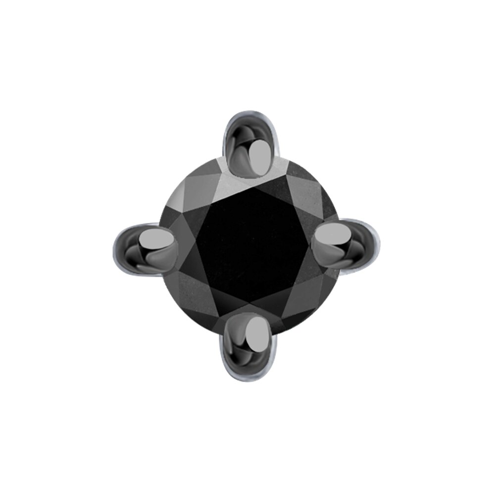 Cercel Sokolov din aur alb cu diamant