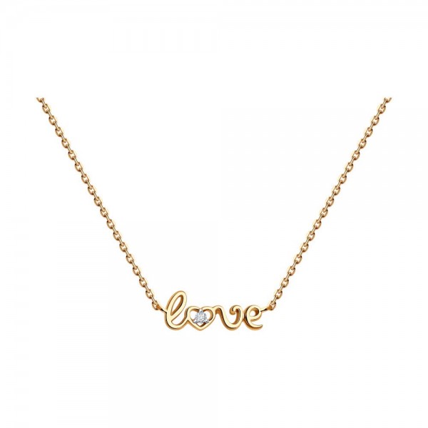 Colier Sokolov din aur cu diamant