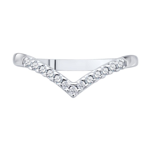 Inel Sokolov din argint cu zirconii