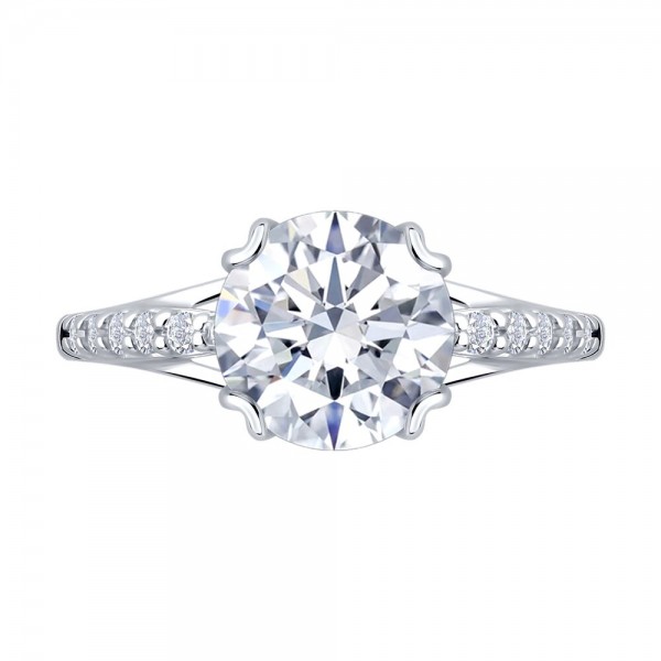 Inel Sokolov din argint cu zirconiu