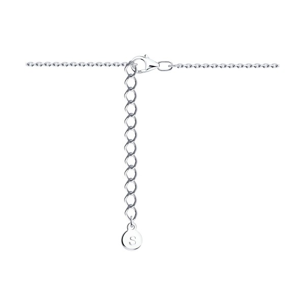 Colier Sokolov din argint cu zirconii si perla