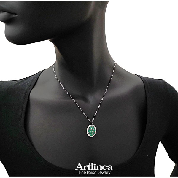 Colier Artlinea din argint cu zirconiu