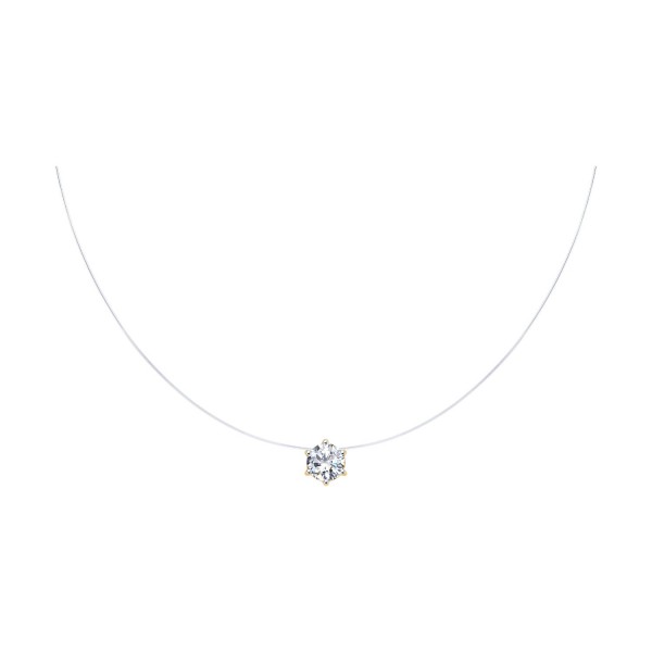 Colier Sokolov din aur cu zirconiu