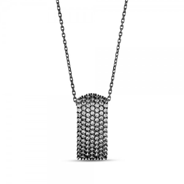 Colier Roberto Bravo din argint cu  zirconii