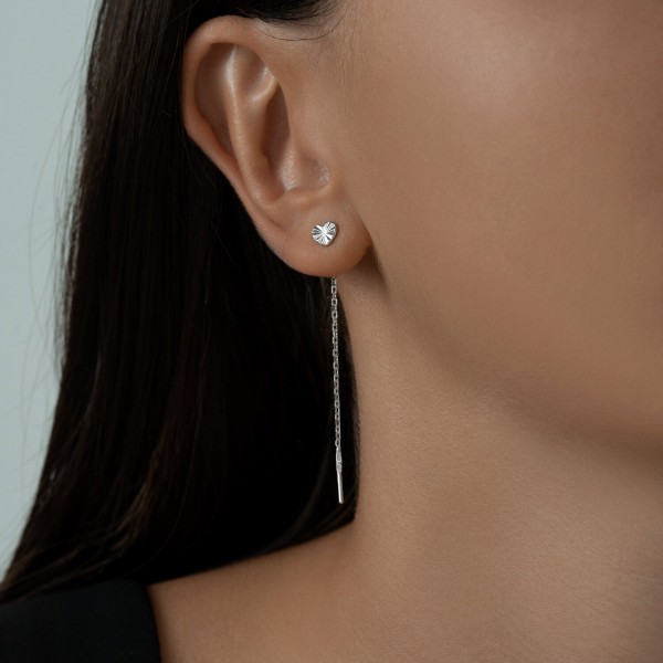 Cercei Sokolov din argint