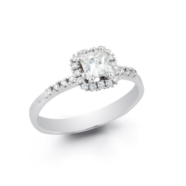 Inel Artlinea din aur alb și diamante