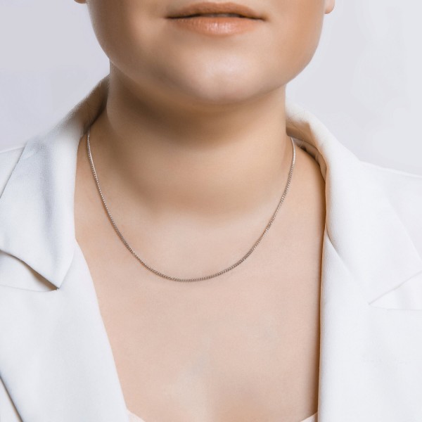 Lanț Sokolov din argint, împletitură Panter